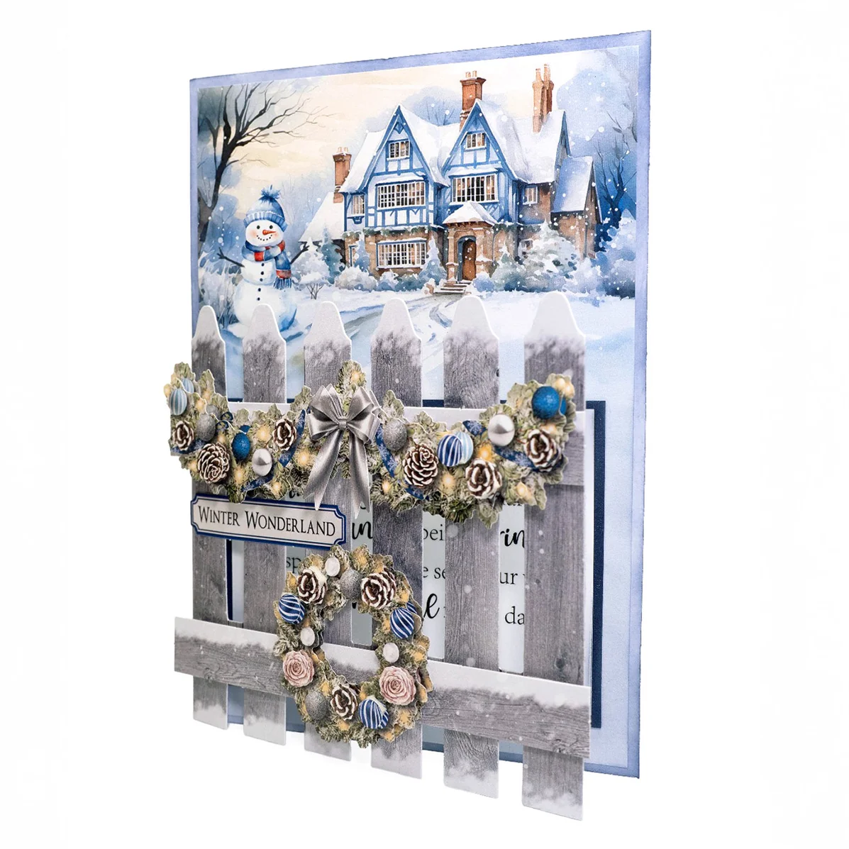 Christmas Garden Picket Fence Card Making Kit - Bilde 5