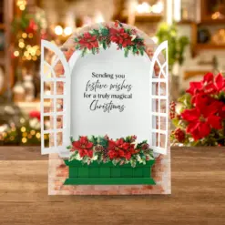 Christmas Windows & Doors Card Making Kit - Bilde 7