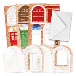 Christmas Windows & Doors Card Making Kit - Bilde 3