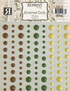 Cozy Christmas enamel dots