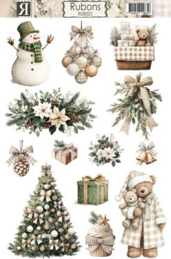 Cozy Christmas Rub-ons