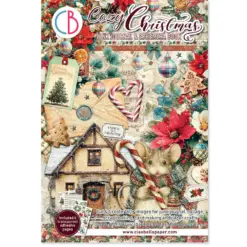 Cozy Christmas A4 Junk Journal Ephemera Book
