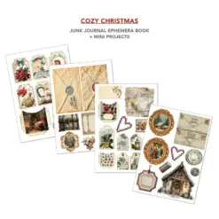 Cozy Christmas A4 Junk Journal Ephemera Book - Bilde 3