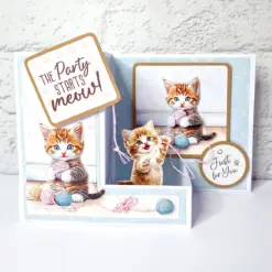 Crafty Kittens Die Cut Topper & Decoupage Collection - Bilde 6