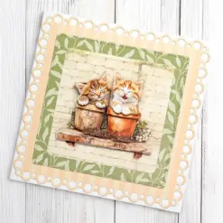 Crafty Kittens Die Cut Topper & Decoupage Collection - Bilde 4