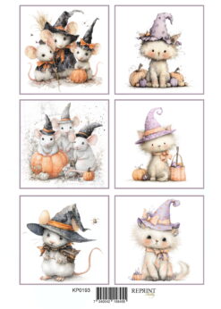 Reprint - Enchanted Halloween klippeark A4 (KP0193)