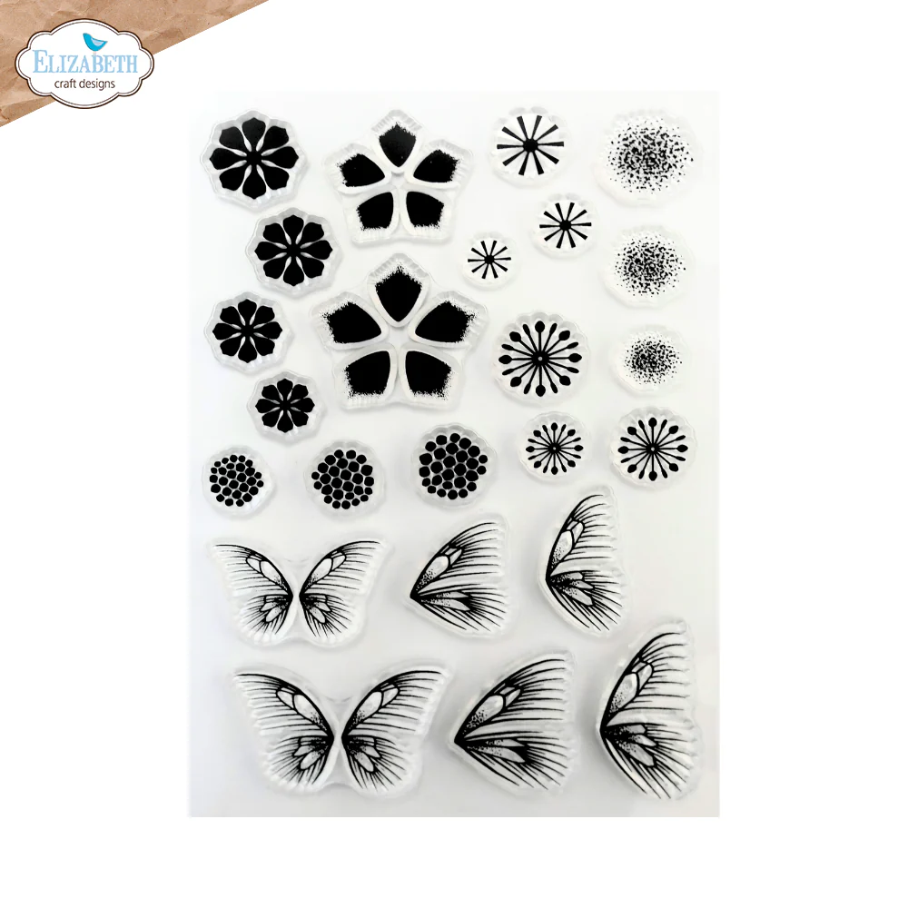 Flower Centers 3 stamp set CS461 - Bilde 2