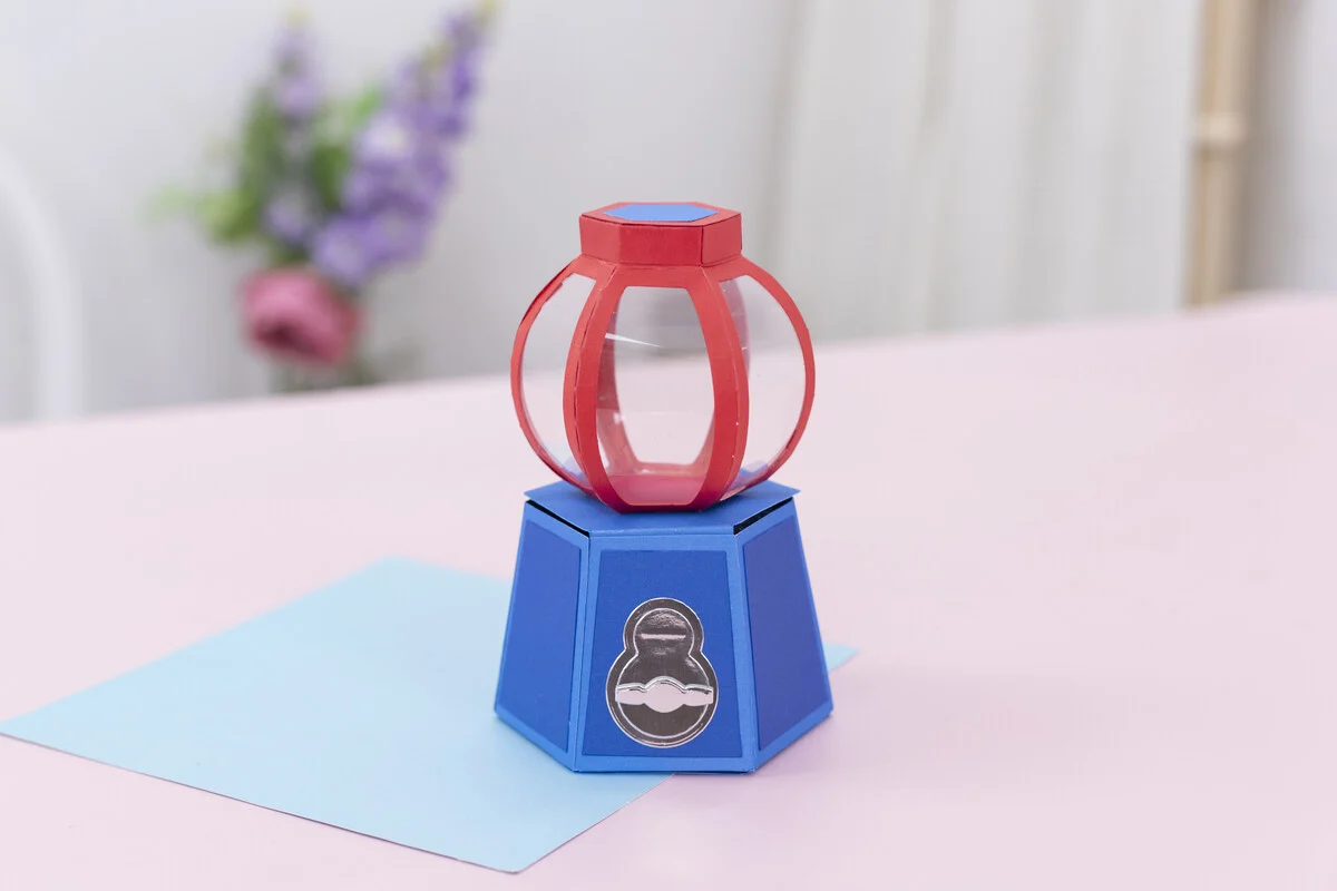 3D Metal Die Gumball Machine