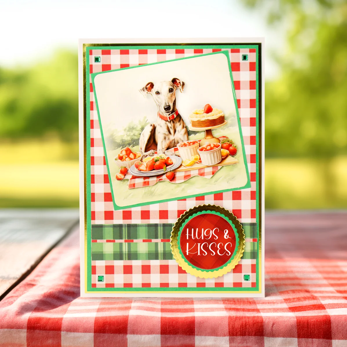 Picnic Pups Die Cut Topper & Decoupage Collection - Bilde 15
