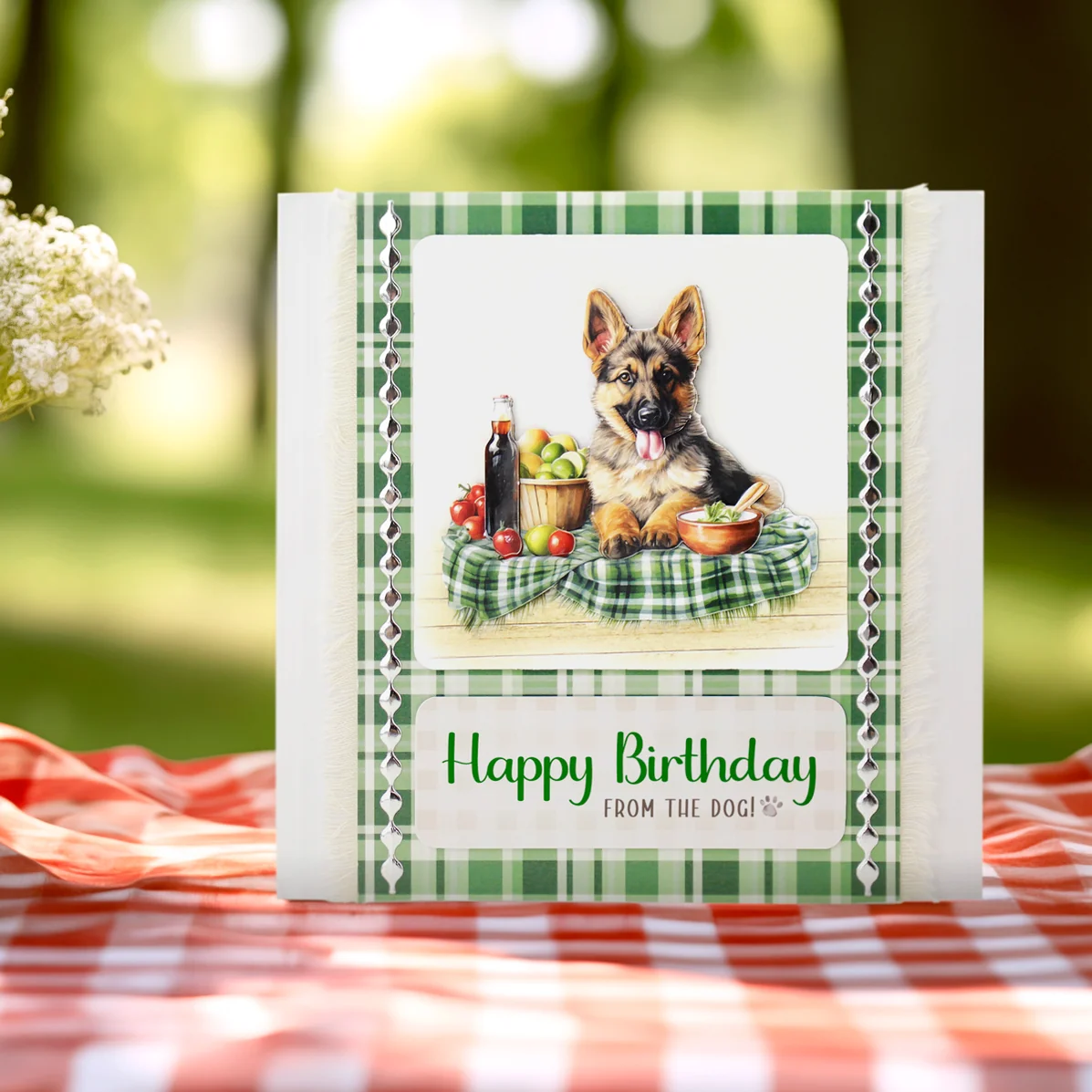 Picnic Pups Die Cut Topper & Decoupage Collection - Bilde 13