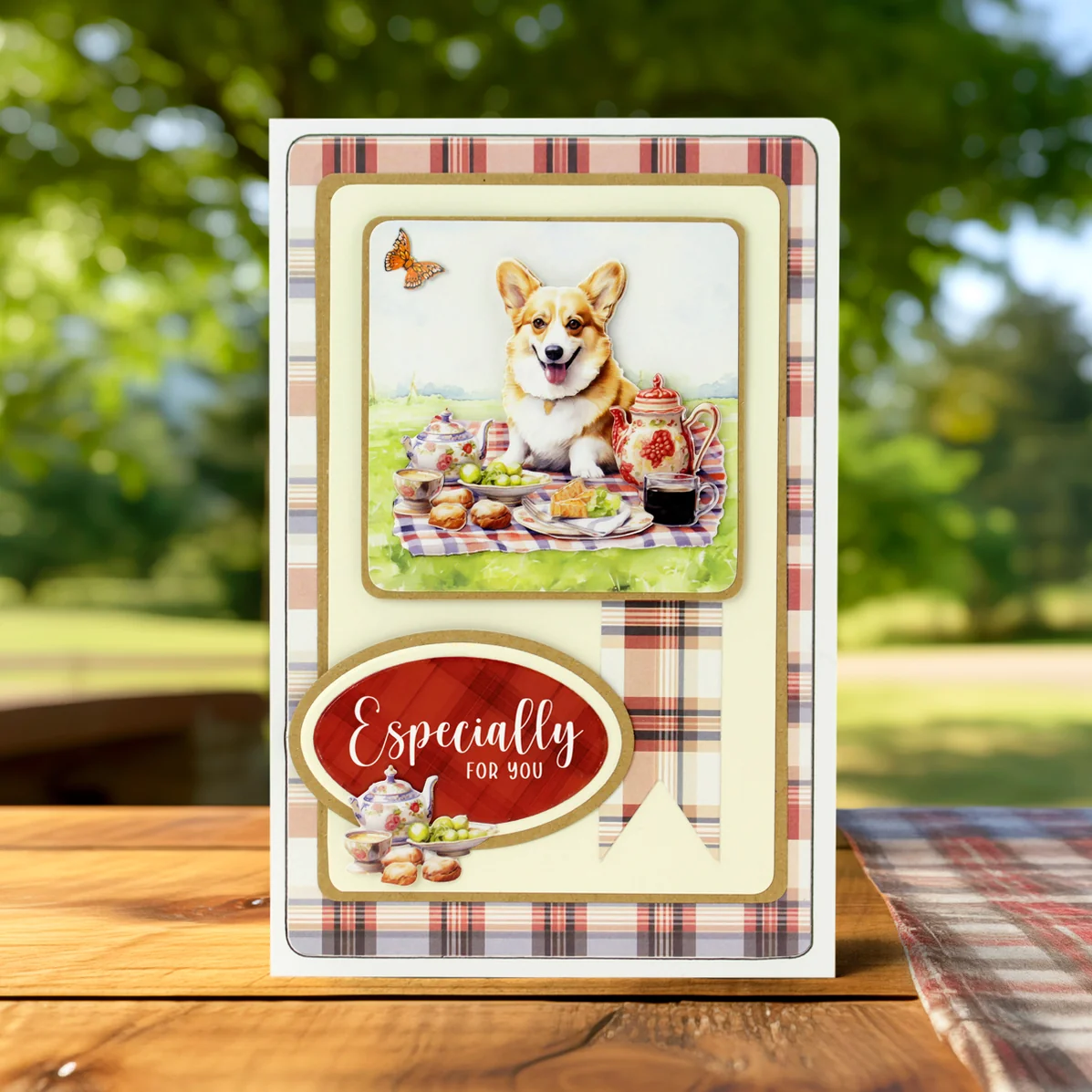 Picnic Pups Die Cut Topper & Decoupage Collection - Bilde 12