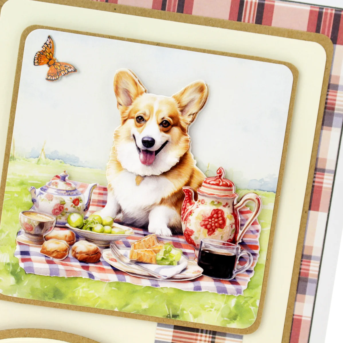 Picnic Pups Die Cut Topper & Decoupage Collection - Bilde 10