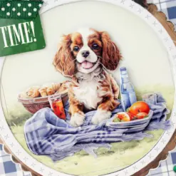 Picnic Pups Die Cut Topper & Decoupage Collection - Bilde 8