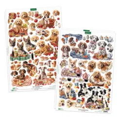 Picnic Pups Die Cut Topper & Decoupage Collection - Bilde 3