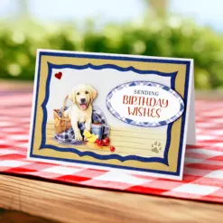Picnic Pups Die Cut Topper & Decoupage Collection - Bilde 17