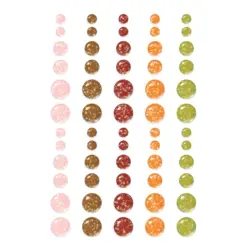 Pumpkins & Plaid Glitter Enamel Dots - Bilde 2