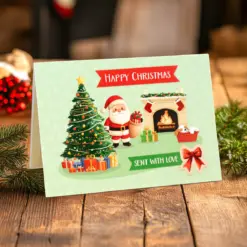 Santa & Friends Pop Up Christmas Card Making Kit - Bilde 8