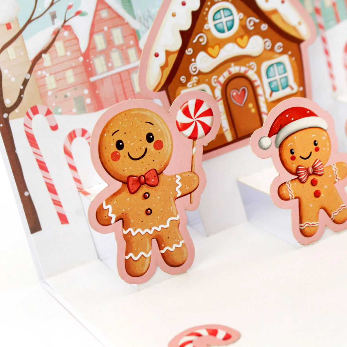 Santa & Friends Pop Up Christmas Card Making Kit - Bilde 7