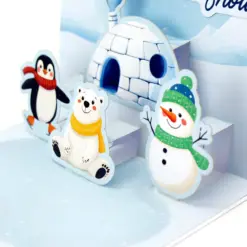 Santa & Friends Pop Up Christmas Card Making Kit - Bilde 12