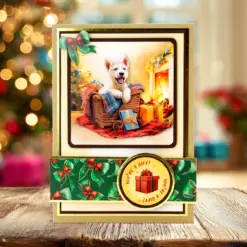 Santa Paws Die Cut Topper & Decoupage Collection - Bilde 8
