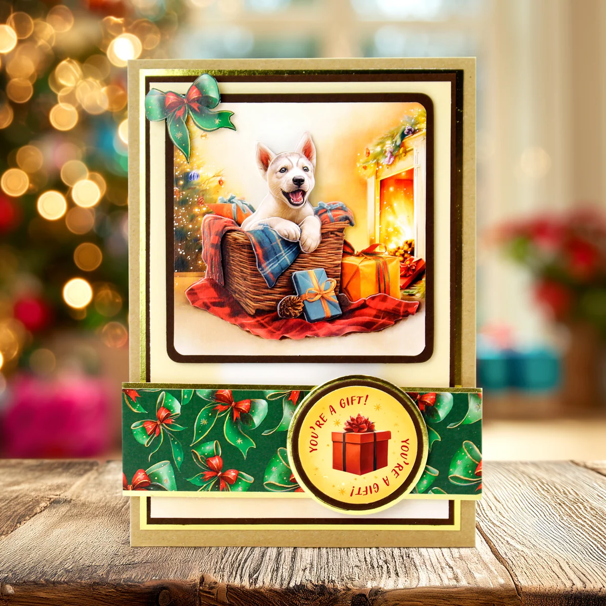Santa Paws Die Cut Topper & Decoupage Collection - Bilde 8