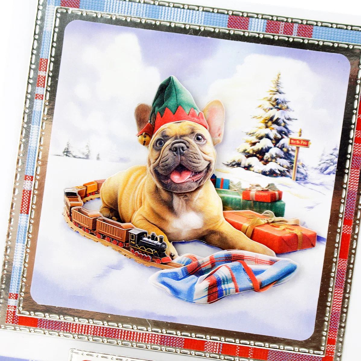 Santa Paws Die Cut Topper & Decoupage Collection - Bilde 7