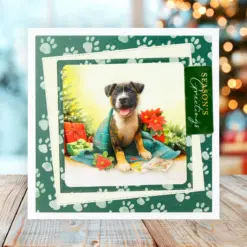 Santa Paws Die Cut Topper & Decoupage Collection - Bilde 6