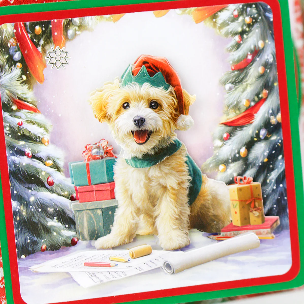 Santa Paws Die Cut Topper & Decoupage Collection - Bilde 5