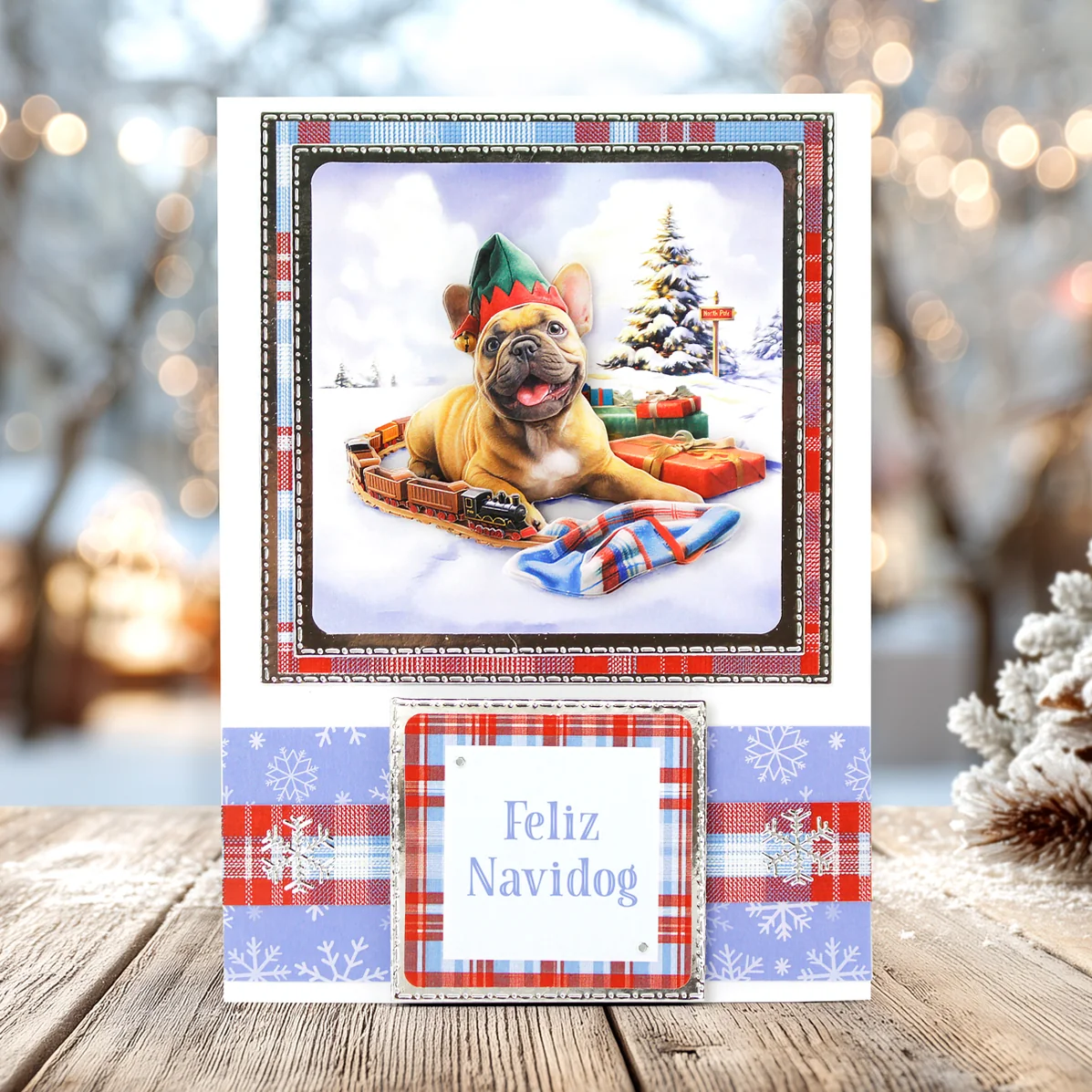 Santa Paws Die Cut Topper & Decoupage Collection - Bilde 4
