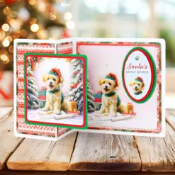 Santa Paws Die Cut Topper & Decoupage Collection - Bilde 14