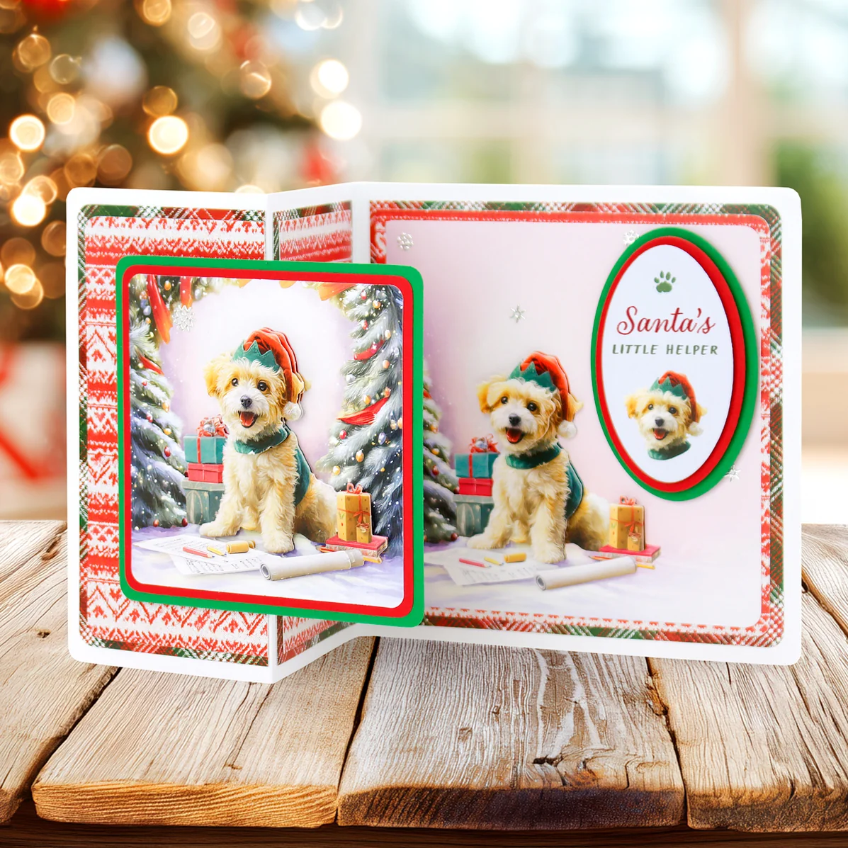Santa Paws Die Cut Topper & Decoupage Collection - Bilde 14