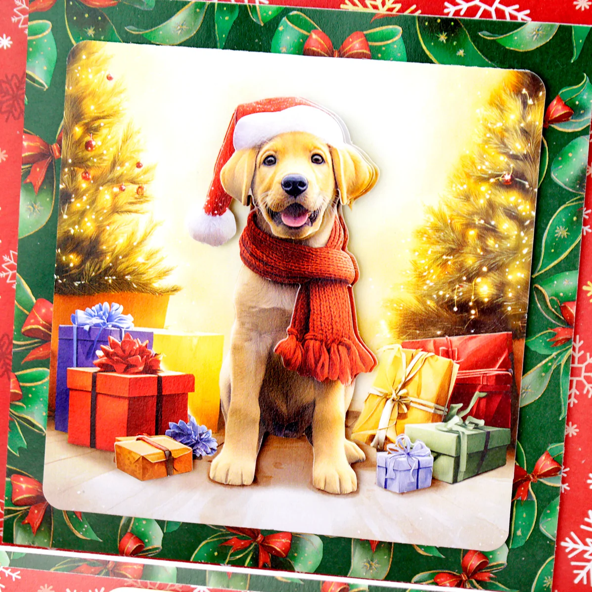 Santa Paws Die Cut Topper & Decoupage Collection - Bilde 13