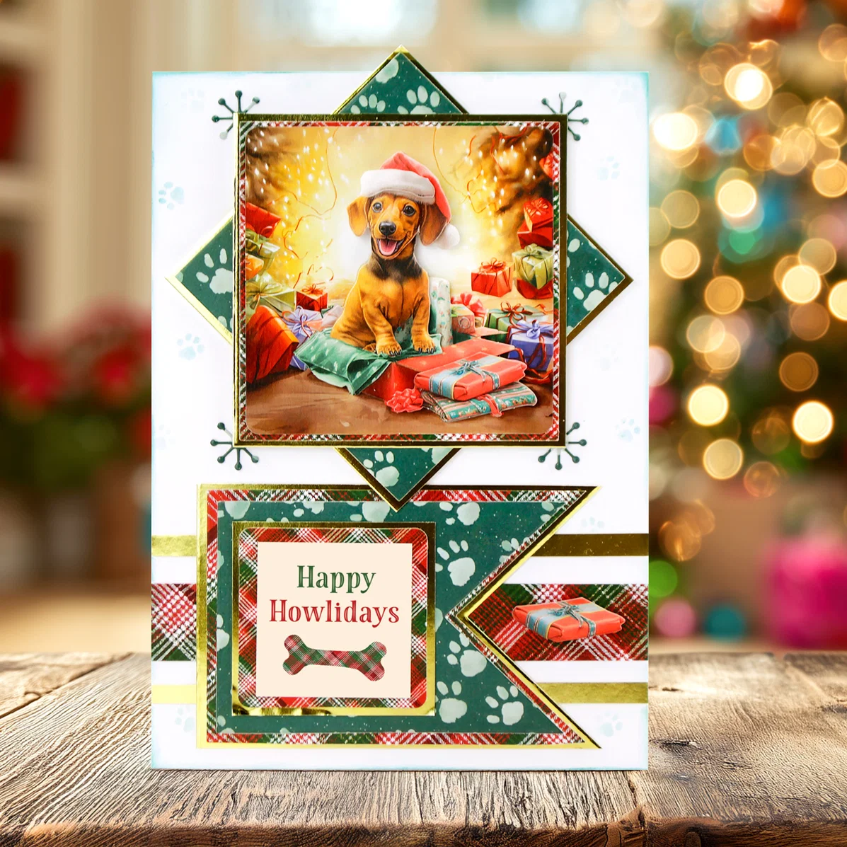 Santa Paws Die Cut Topper & Decoupage Collection - Bilde 10