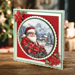 Die Cut Decoupage – Santa Scenes (pack of 12) - Bilde 6