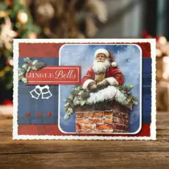 Die Cut Decoupage – Santa Scenes (pack of 12) - Bilde 5