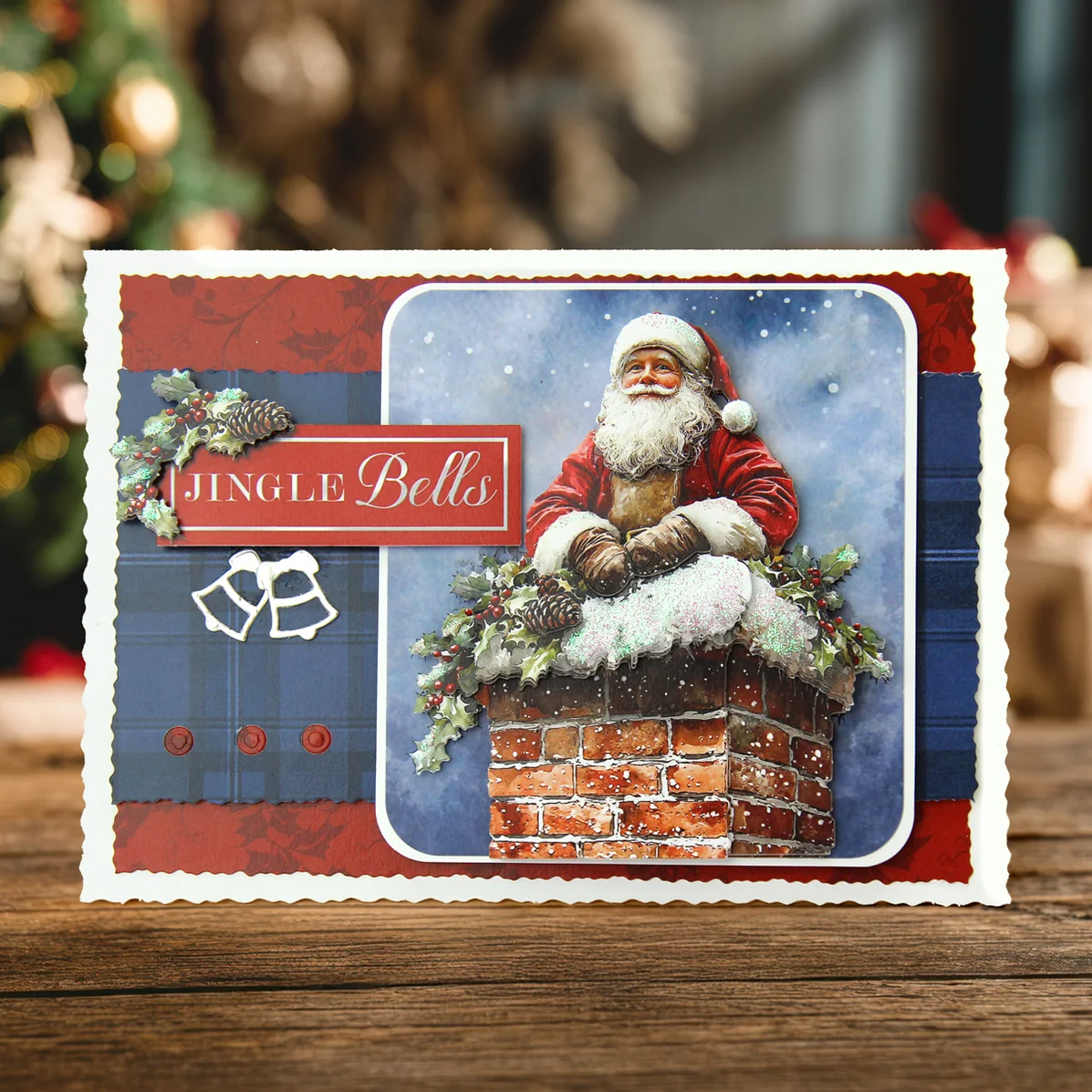 Die Cut Decoupage – Santa Scenes (pack of 12) - Bilde 5