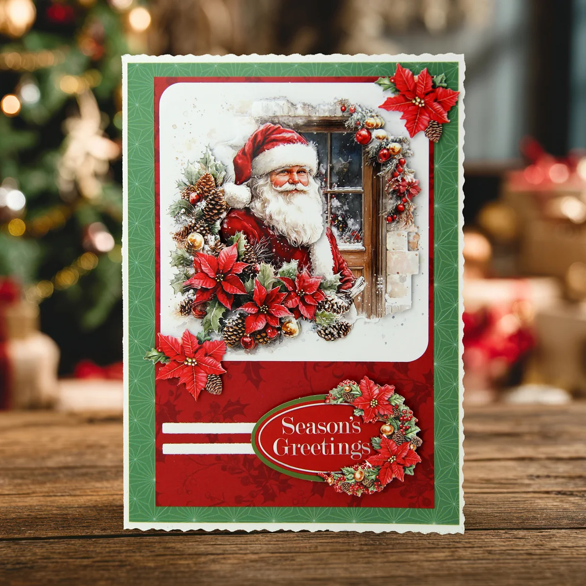 Die Cut Decoupage – Santa Scenes (pack of 12) - Bilde 4