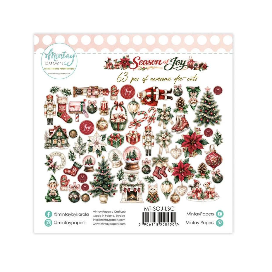 Season of Joy Paper Die-Cuts (63pcs) - Bilde 2
