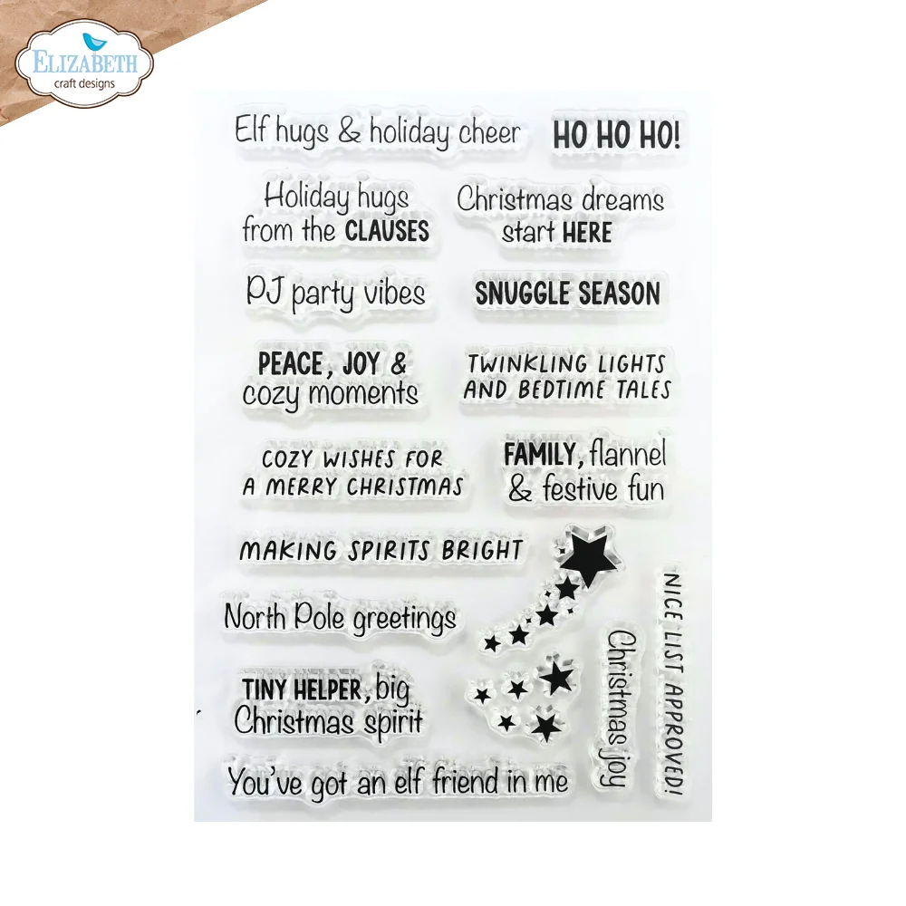 Snuggle Season Sentiments stamp set CS463 - Bilde 2