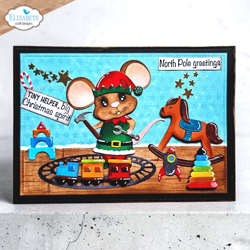 Snuggle Season Sentiments stamp set CS463 - Bilde 6