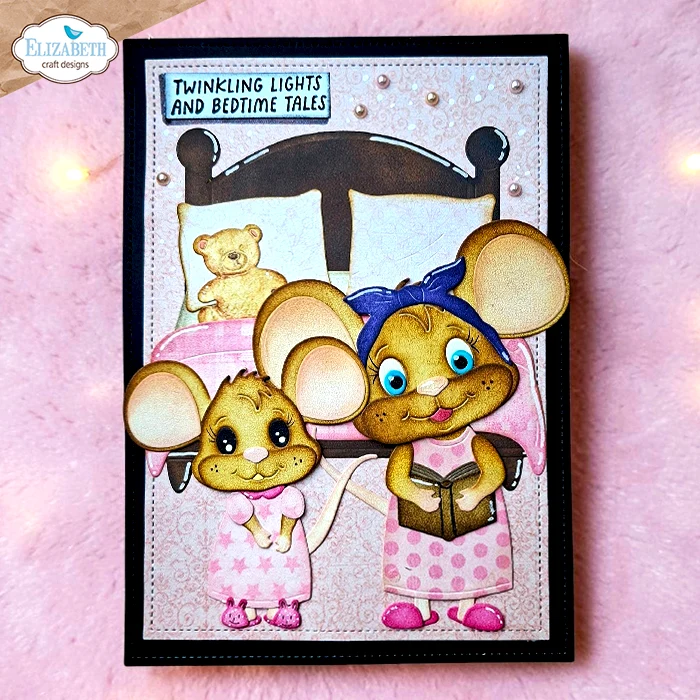 Snuggle Season Sentiments stamp set CS463 - Bilde 4