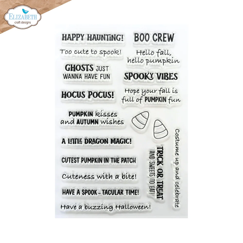 Spooky Sentiments stamp set CS462 - Bilde 2