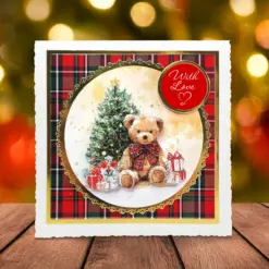 Die Cut Decoupage – Teddy Bear Christmas (pack of 12) - Bilde 6