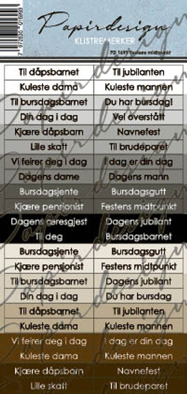 Festens midtpunkt klistremerker