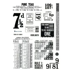Keepsake Numbers Clear Stamp set by Esther Glas - Bilde 2