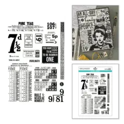 Keepsake Numbers Clear Stamp set by Esther Glas - Bilde 4