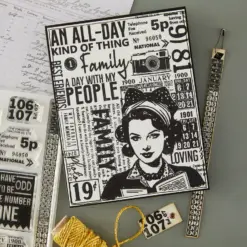 Keepsake Numbers Clear Stamp set by Esther Glas - Bilde 3