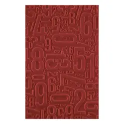 Number Field 3D Embossing Folder by Esther Glas - Bilde 2