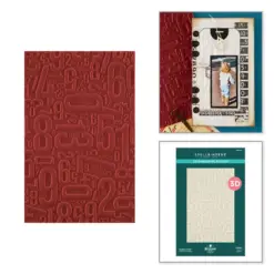 Number Field 3D Embossing Folder by Esther Glas - Bilde 4