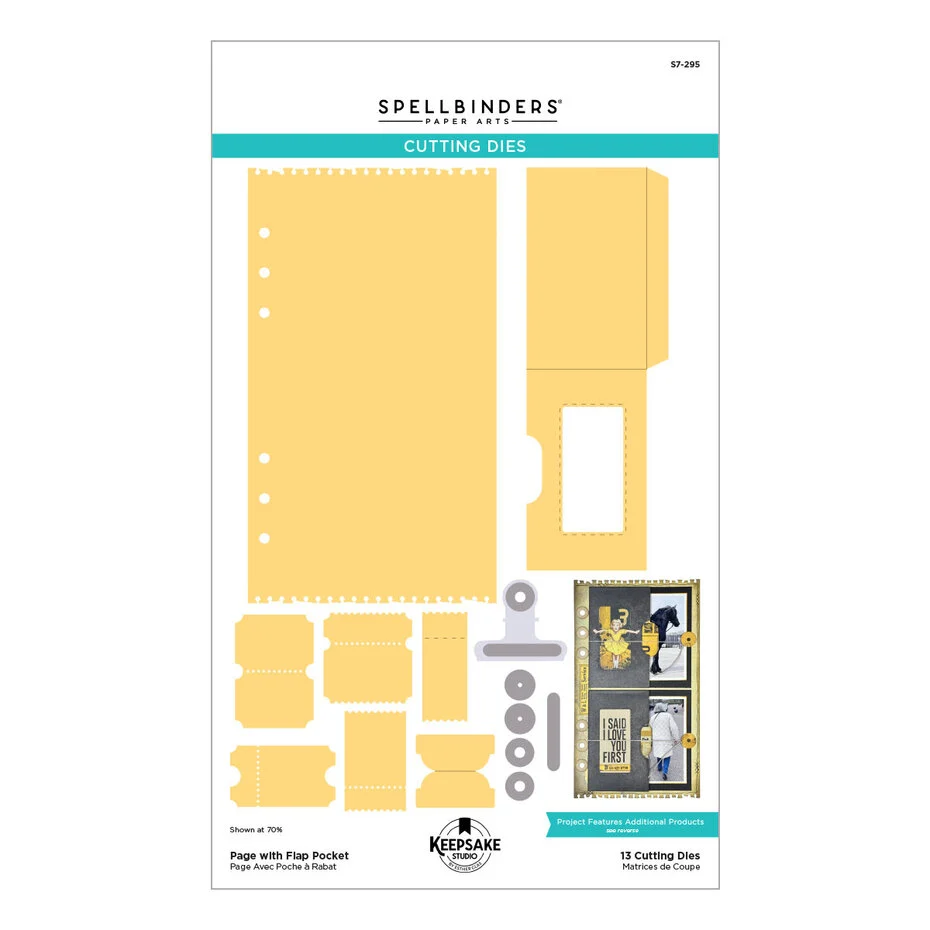 Page with Flap Pocket dies by Esther Glas - Bilde 2